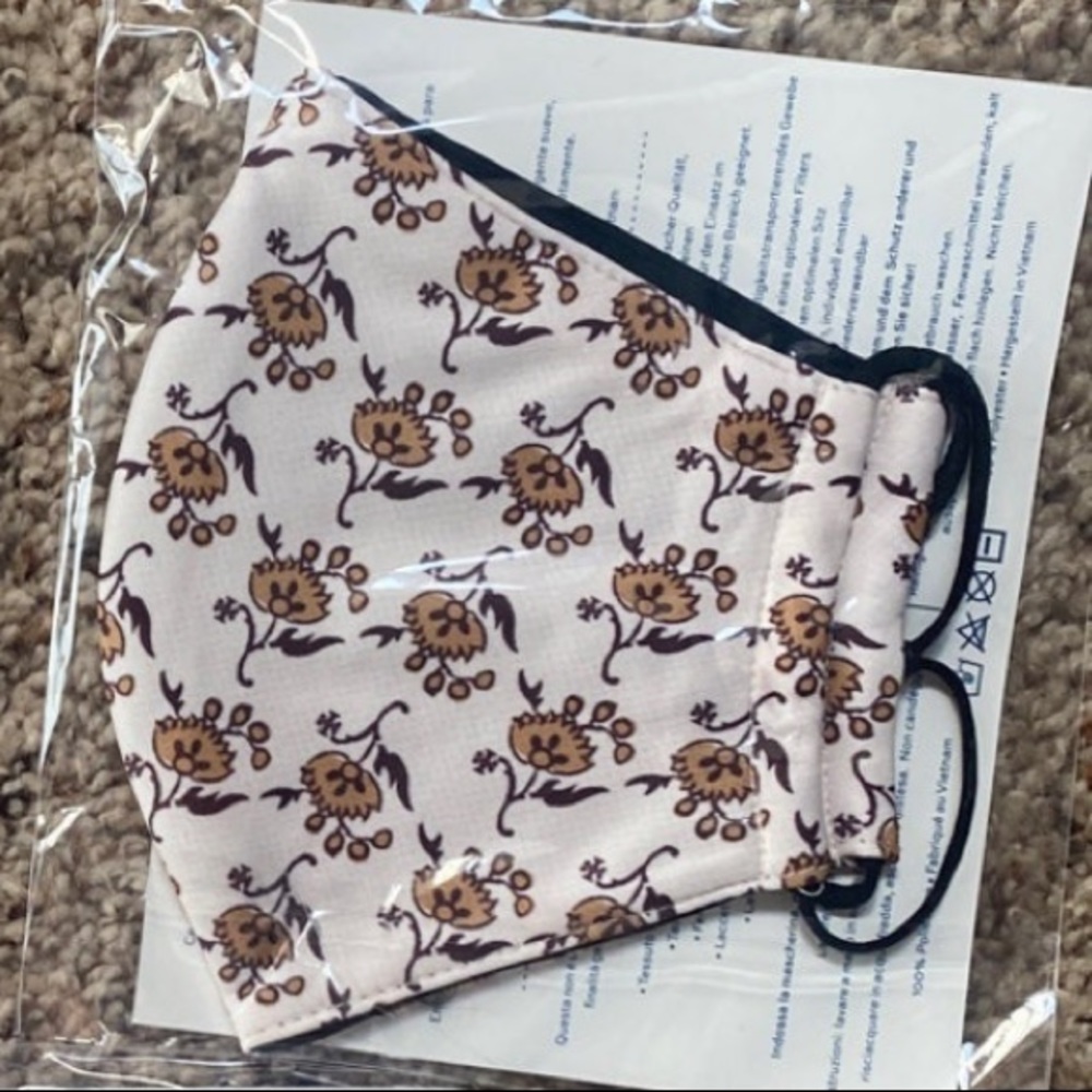 ❤️ Tory Burch Floral Printed Face Mask New